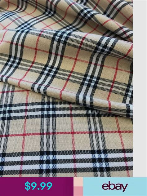 burberry fabric for craft.